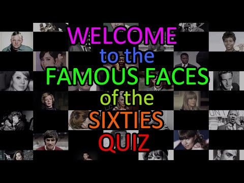 Famous Faces of the 60s - MDW Quiz 64
