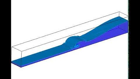 dam break flow - shallow depth