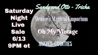 Curated Live Sale Incredible Deals on Unique Vintage Finds! | Jun 13  @9pm et (6pm pt)