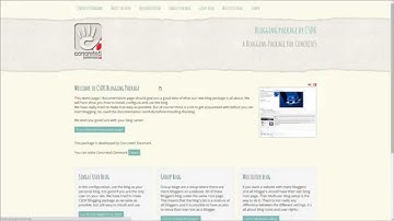 C5DK Blogging Package - Setting up groups and blog user