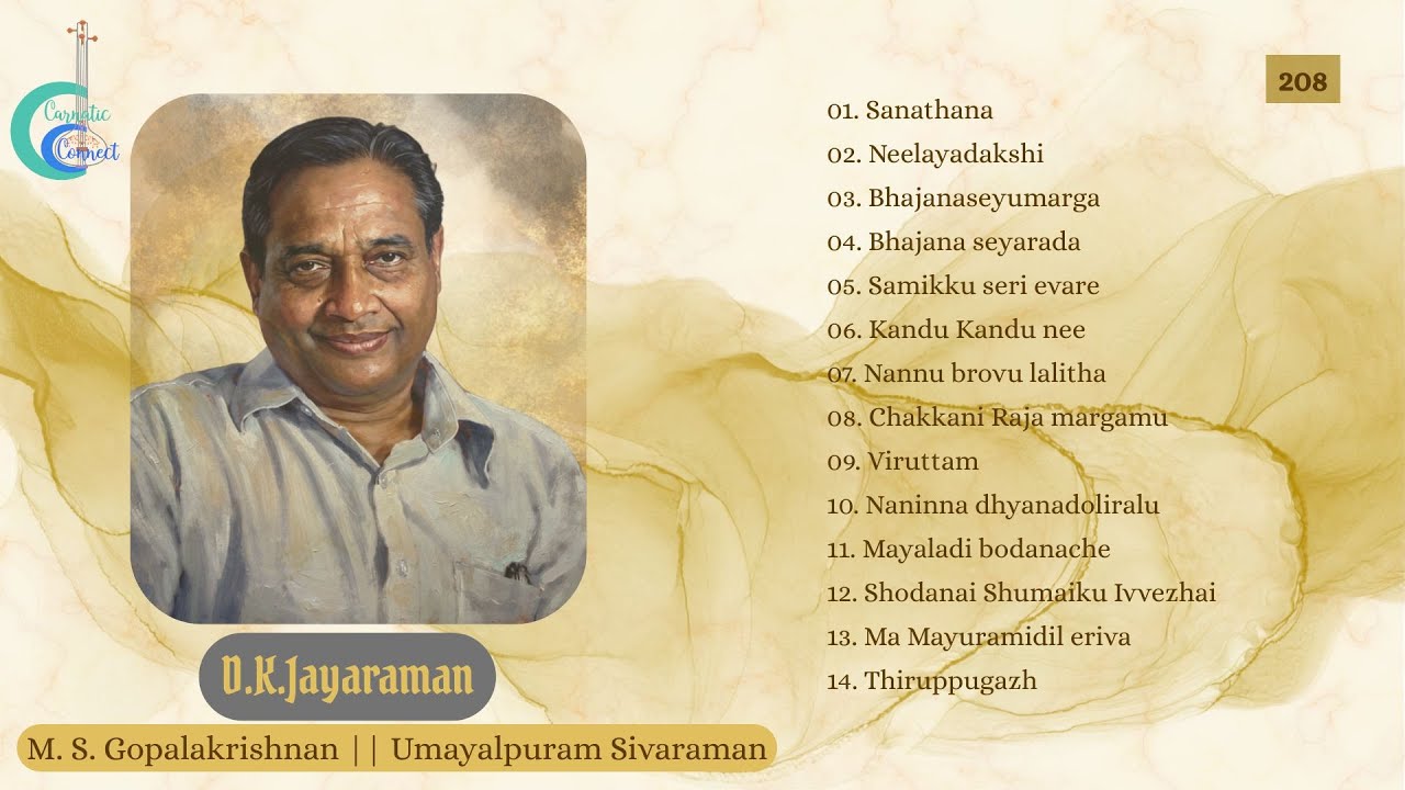 D K Jayaraman | Krishna Gana Sabha | Aug 1980