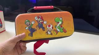 New Mario Power A Controller &amp; Carrying Case For Nintendo Switch