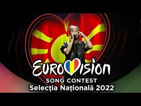 Andrea - Circles (North Macedonia Eurovision 2022) LIVE @ Selec?ia Na?ional? 2022