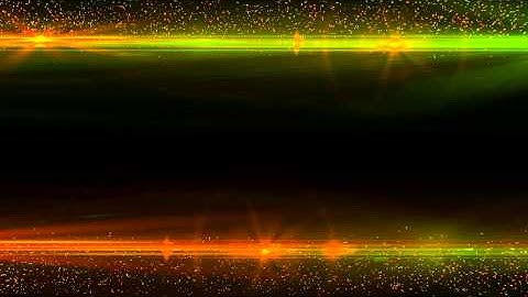 4K UHD Top & Down Flare Border Particle Style Menu Title Animation