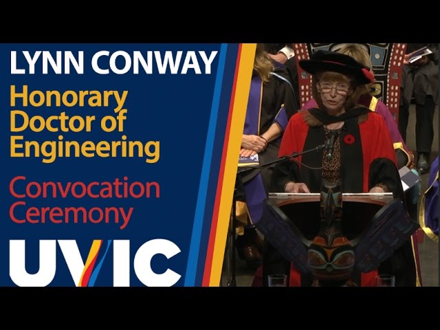 Lynn Conway UVic Convocation Nov. 9, 2016