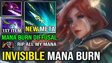 WTF 1st ITEM Diffusal Windranger | Sneaky Invisible Mana Burn Focus Fire NEW Meta Dota 2