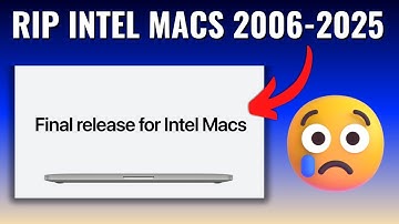 Intel Macs are Dead - My Reaction - macOS Tahoe