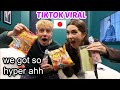 Trying TIKTOK VIRAL Asian snacks W/ James foreman