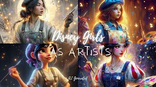 Magic Brushes Disney Girls Unleash Artistry!