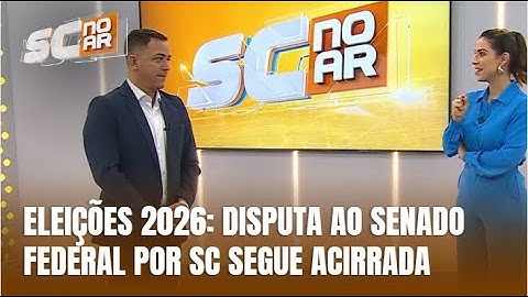 Pesquisa de intenção de votos ao Senado em SC mostra disputa acirrada