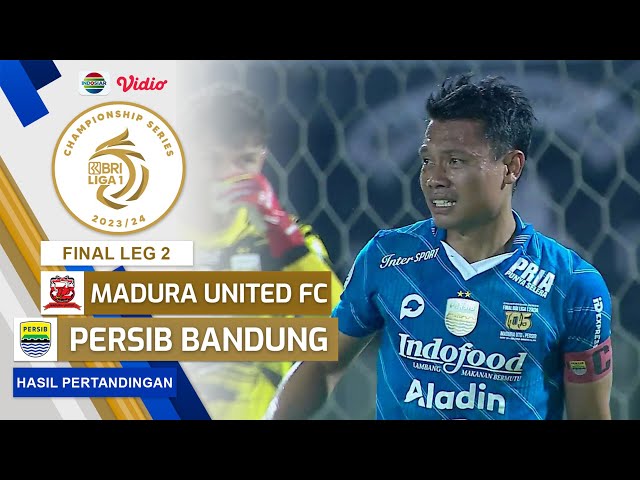 Hasil Akhir Pertandingan - Madura United FC vs Persib Bandung | Championship Series BRI Liga 1 2023 class=