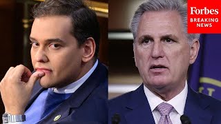 McCarthy Asked If George Santos Should Resign, Whether Gun Laws Should Change After Texas Shooting