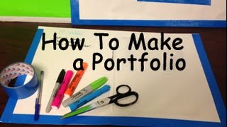 How To Make An Art Portfolio Youtube