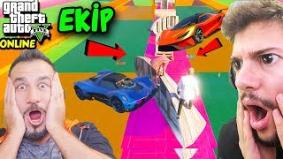 VALES İLE İLK DEFA ARABALAR VS KOŞUCULAR-%99 İMKANSIZ YARIŞ! | EKİPLE GTA 5 ONLINE