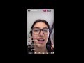 Charli Damelio Insta live 5.15.2020 Discusses deleting her insta account