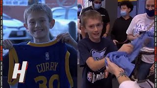 Jersey Swap: Ditching Steph Curry, Zion Williamson, kids line up to get Ja Morant Jersey