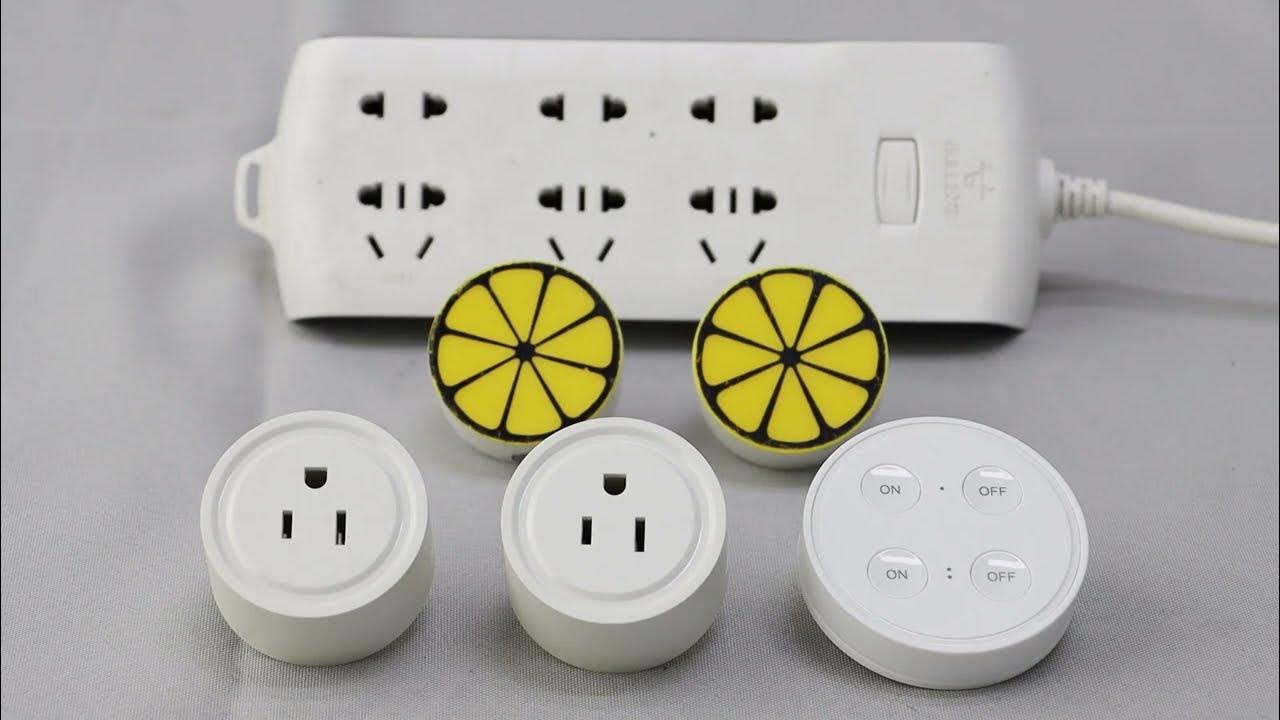 LoraTap Mini Remote Control Outlet Plug Adapter for Lights and