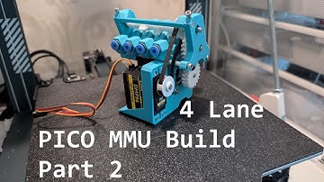 4 Lane PICO MMU Build Part 2 -  full assembly