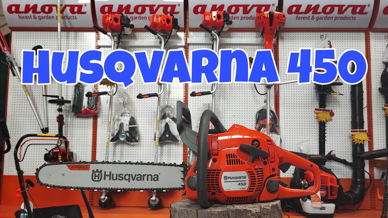 MOTOSIERRA HUSQVARNA 450 !!! (Al detalle) La probamos! YouTube