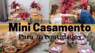 QUANTO GASTAMOS?, Mini Casamento simples ao ar livre para 20 convidados!