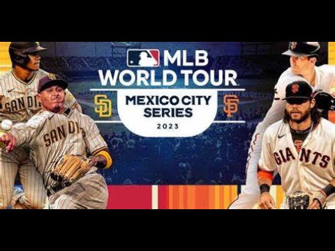 Official Mlb World Tour Mexico City Series 2023 San Diego Padres