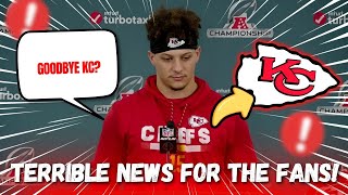 💥LAST MINUTE! NOBODY EXPECTED THIS! NATION MOURNS THIS LOSS! KANSAS CITY CHIEFS NEWS!