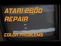 Atari 2600 Repair - Bad Color, snow - Bad Film Capacitors