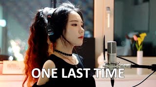 Video thumbnail of "Me Singing - One Last Time by Ariana Grande - J.Fla cover"