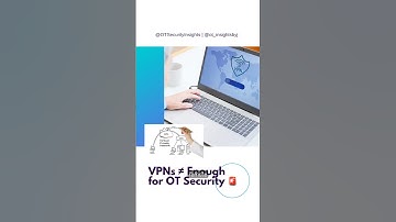🔐 Why VPNs Are NOT Enough in OT Security #cybersecurity #sra #multifactor #otsecurity #shorts