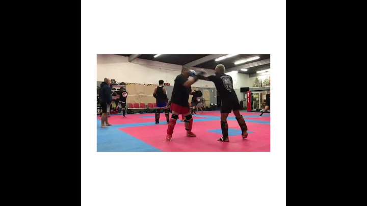 Marcelo Lumakang, Neil Andres getting some sparrin...