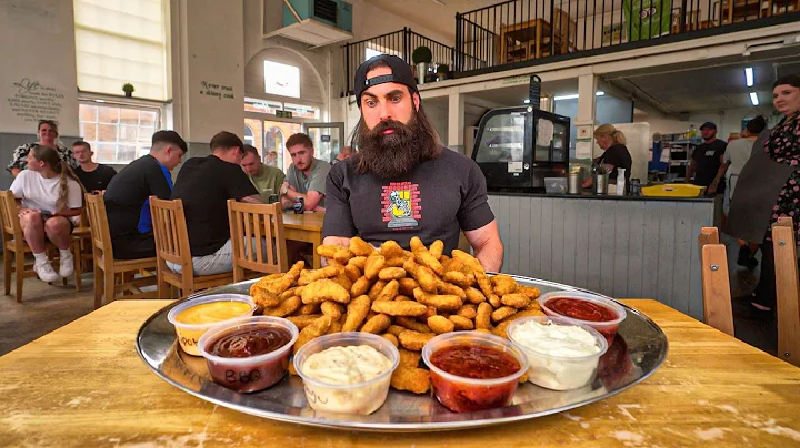 I ORDERED A CHICKEN DIPPER CHALLENGE WHICH HAS NEVER BEEN CONQUERED! | BeardMeatsFood