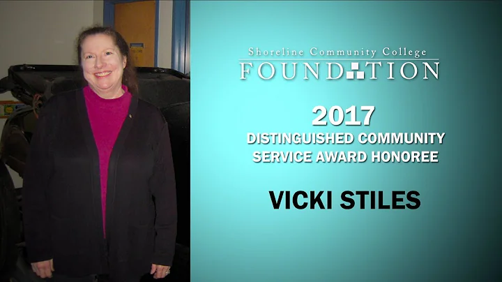 A Tribute to Vicki Stiles: Recipient of the Distin...