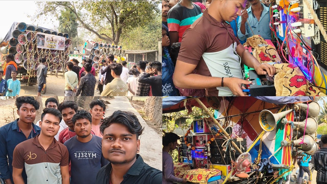 আজ অনেকদিন পর ফিল্ডে গেলাম 👉 আরওয়ে 😎 সুপার সাউন্ড ও মারাং গুরু সাউন্ড রোড শো ও কম্পিটিশন করছে দেখো 