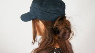 Hats with HairArrange　帽子を使ったまとめ髪ヘアスタイル