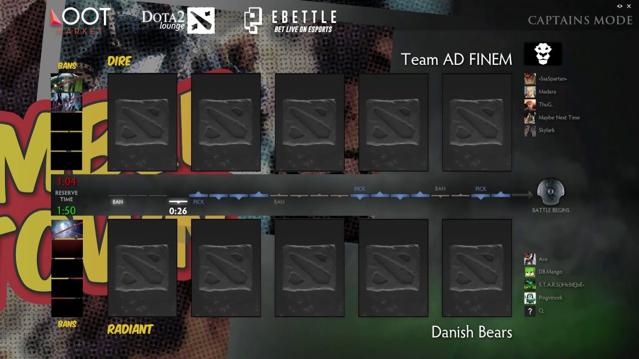 Danish Bears vs Ad Finem | Game 1 | Rumble Town Grand Final