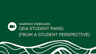 Warrior Webinar   Student Housing Experience