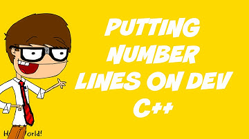 Putting number lines in Dev C++  updated
