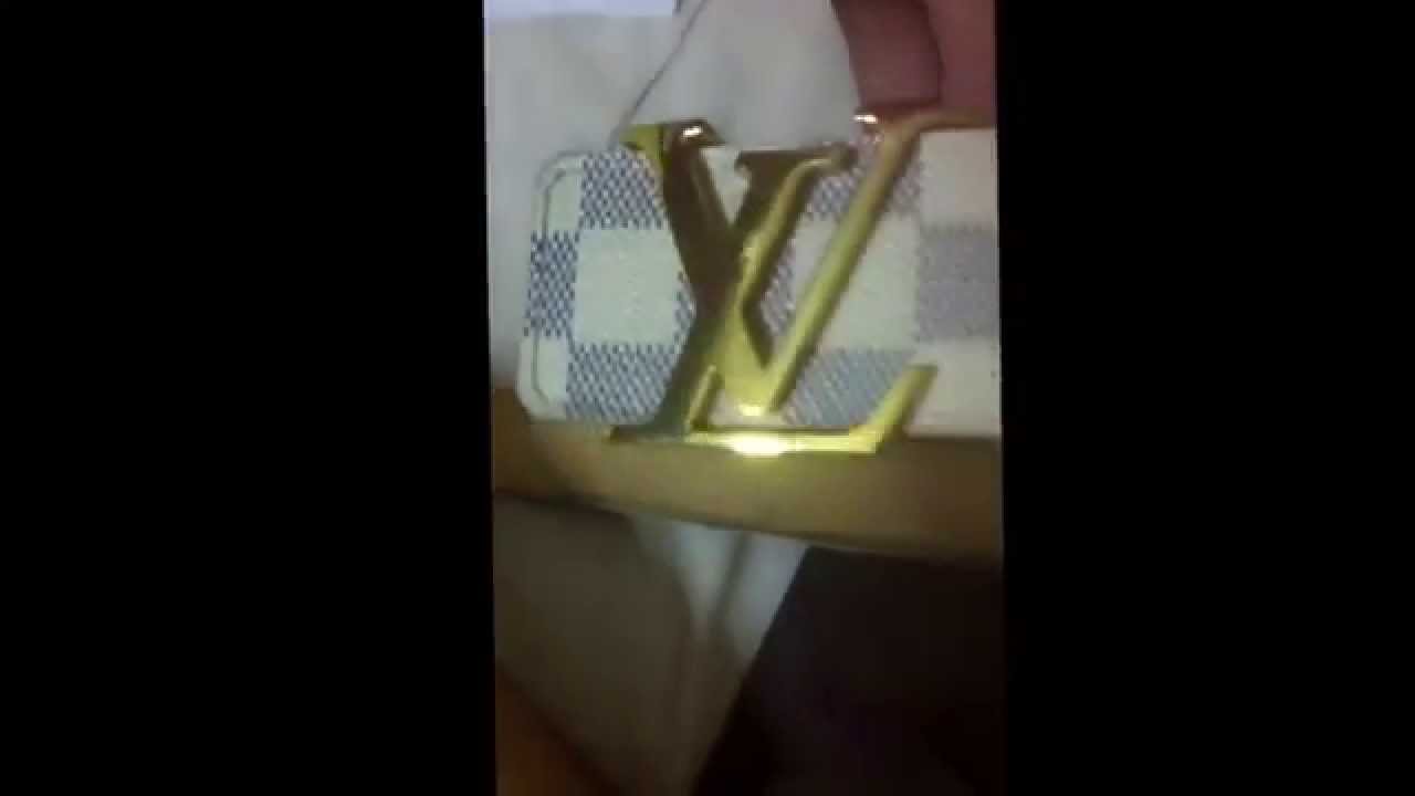 Are Louis Vuitton Belts Worth It? Azur Damier LV Belt After 2 Years of Wear - YouTube