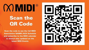 NAMM 2025 MIDI Association Sessions Promo Video V3