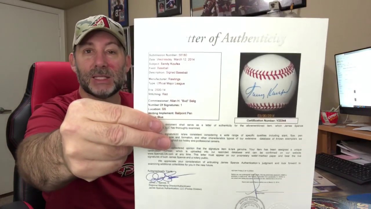 What sold on eBay Autograph authentication 101 YouTube