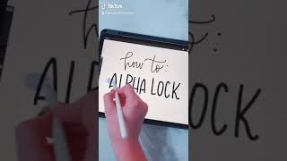 Alpha Lock in Procreate iPad App- What is it and How to Use it! screenshot 3