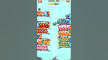 BIRD SORT 2 COLOR PUZZLE GAME🐦      LEVEL 290