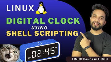 Shell Scripting Project 1 | Linux Shell Scripting Project | Digital Clock Using Shell Scripting