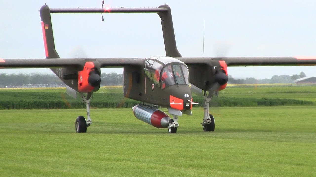 North American Rockwell OV-10 Bronco ► Takeoff ✈ Oostwold Airshow 2015
