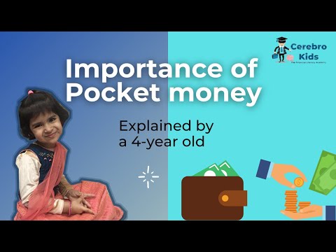 Importance Of Pocket Money | Explained By 4-Year Old | Fun Finance With Arshita Gupta | Cerebro Kids