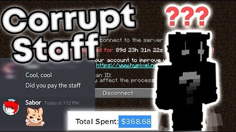 Staff Corruption on Hypixel | The Hypixel Pit
