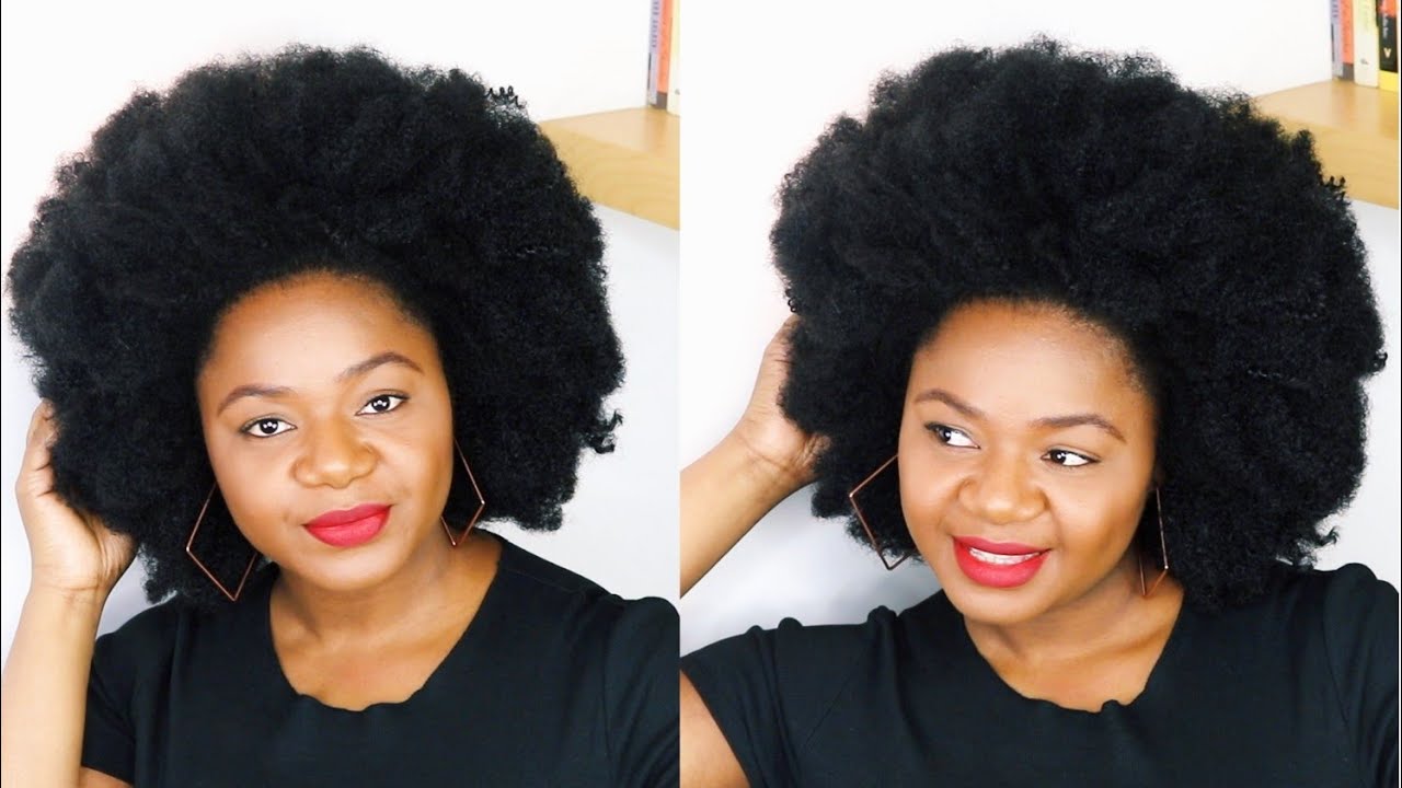 CROCHET HAIRSTYLES - AFRO WIG TUTORIAL - YouTube