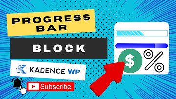 Kadence Blocks: Progress Bar