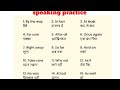 English speaking practice,अंग्रेजी बोलना spoken English, vocabulary daily  sentences English grammar