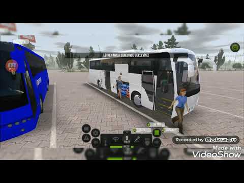 Mola ve teker patladı (Otobüs simulator)